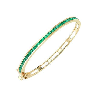 MONDRIAN GOLD EMERALD BRACELET Bee Goddess