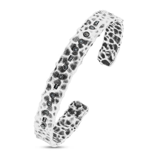 TATTWA SILVER BLACK DIAMOND BRACELET