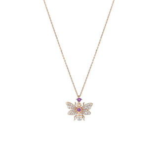 QUEEN BEE ARTEMIS GOLD DIAMOND NECKLACE