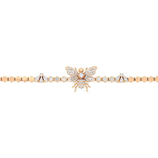 QUEEN BEE ARTEMIS 18K GOLD DIAMOND BRACELET