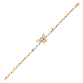 QUEEN BEE 18K GOLD DIAMOND BRACELET