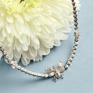 QUEEN BEE HANIA 18K GOLD DIAMOND NECKLACE