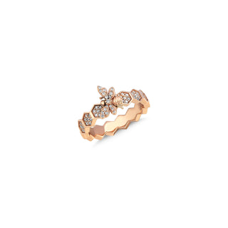 QUEEN BEE GOLD DIAMOND RING