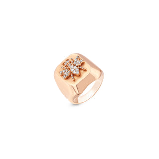 QUEEN BEE GOLD DIAMOND RING