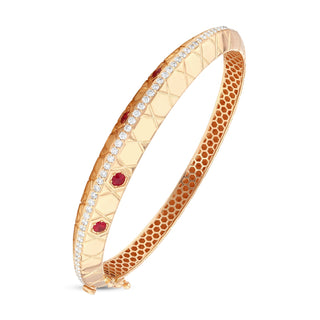 HONEYCOMB RUBY DIAMOND BRACELET