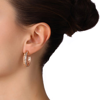 HONEYCOMB GOLD DIAMOND MEDIUM EARRING