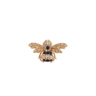 BEE GOLD DIAMOND SINGLE EARRING