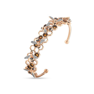 BEE GOLD DIAMOND BRACELET