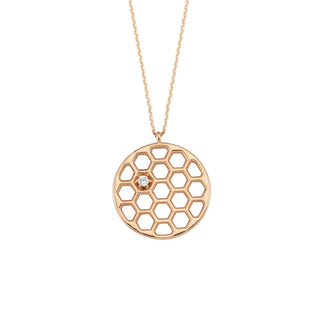 HONEYCOMB DIAMOND NECKLACE