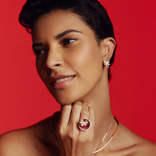 QUEEN BEE BON BON GOLD DIAMOND RING