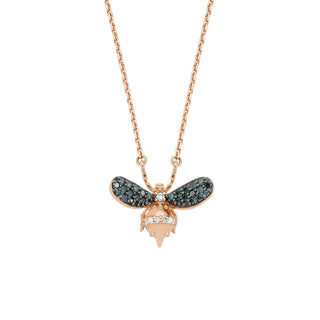 QUEEN BEE DIAMOND NECKLACE Bee Goddess