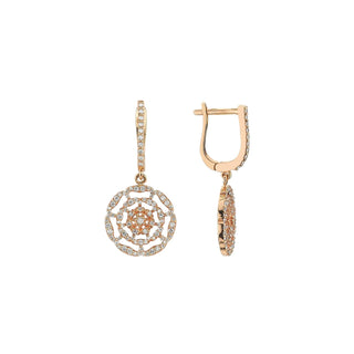 ROSA MUNDI GOLD DIAMOND EARRING Bee Goddess