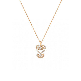 SANKOFA GOLD DIAMOND NECKLACE Bee Goddess