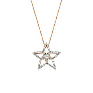 SIRIUS STAR DIAMOND NECKLACE Bee Goddess