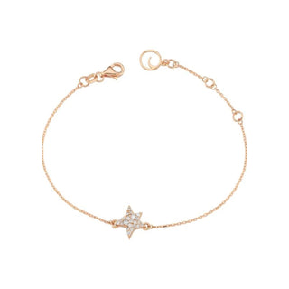 SIRIUS STAR GOLD DIAMOND BRACELET Bee Goddess