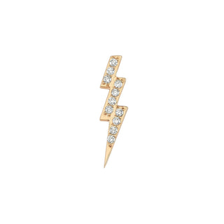 LIGHTNING GOLD DIAMOND SINGLE EARRING