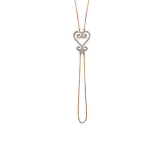 SANKOFA GOLD DIAMOND HAND CHAIN