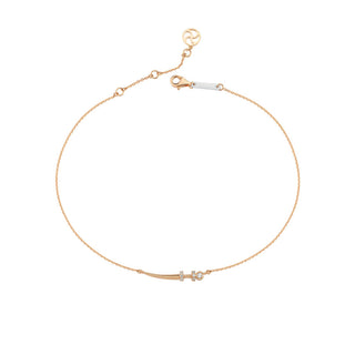 SWORD DIAMOND ANKLET Bee Goddess