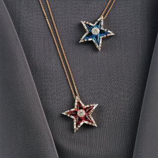 SIRIUS STAR GOLD DIAMOND NECKLACE