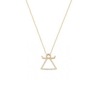 TANIT GOLD DIAMOND NECKLACE Bee Goddess