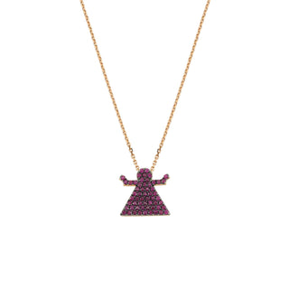 TANIT GOLD RUBY NECKLACE