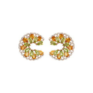 QUEEN BEE ARINNA GOLD DIAMOND EARRING