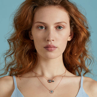 EYE LIGHT DIAMOND NECKLACE