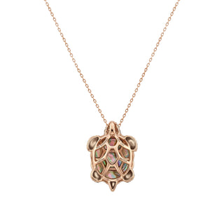 LOULOU X BEE GODDESS TURTLE GOLD BROWN DIAMOND
