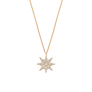 VENUS STAR DIAMOND NECKLACE Bee Goddess