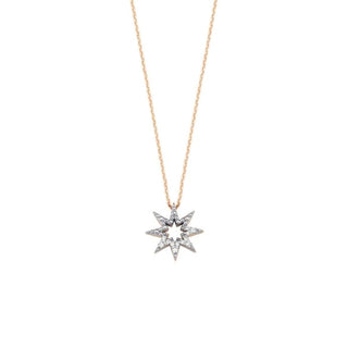 VENUS STAR DIAMOND NECKLACE Bee Goddess