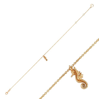 SEAHORSE GOLD ANKLET