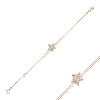 SIRIUS STAR 18K GOLD DIAMOND BRACELET