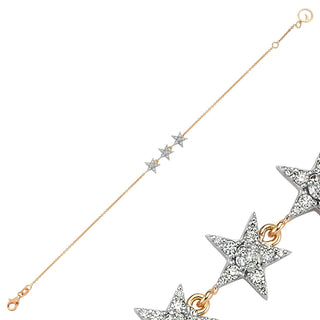 SIRIUS STAR GOLD DIAMOND BRACELET