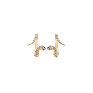 SERPENT GOLD DIAMOND EARRING