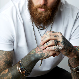 SWORD GOLD BLACK DIAMOND SMOKY TOPAZ BRACELET