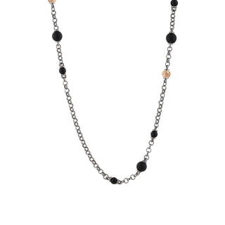 CHAIN GOLD & SILVER NECKLACE