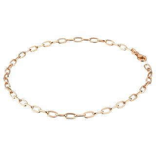 EYE LIGHT GOLD PLATE DIAMOND ANKLET