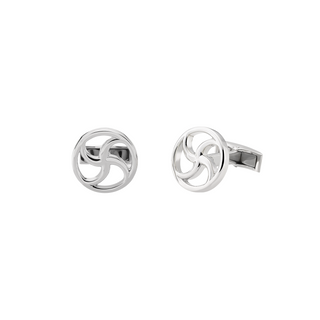 MANJI SILVER CUFFLINK