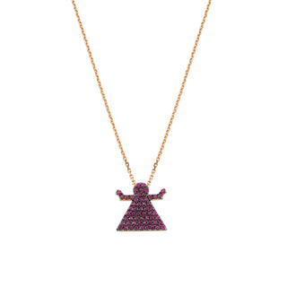 TANIT GOLD RUBY NECKLACE